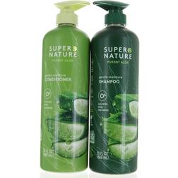 Super Nature Potent Aloe Moisturizing Shampoo & Conditioner Duo 2x888ml