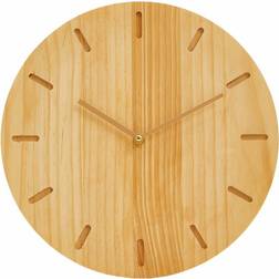 Premier Housewares Contemporary Rustic Natural Wall Clock 35cm