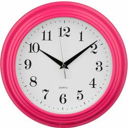 Premier Housewares Maison Hot Pink Round Wall Clock