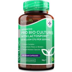 Nutravita Advanced Probiotic Billion Cfu 21 Live Bacteria 60 pcs