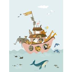 Vissevasse Children Noahs Ark Plakat 30x40cm