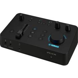 Yamaha ZG01 spelströmmande ljudmixer, högupplöst USB-ljudinspelning och uppspelning, för Windows, Mac, iOS och Android, i svart