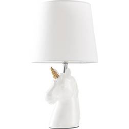 MiniSun Valuelights Gloss Ceramic Unicorn Table Lamp