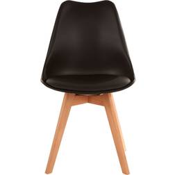 Premier Housewares Stockholm Black Kitchen Chair