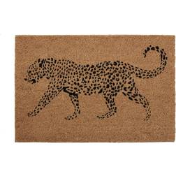 Premier Housewares Leopard Door Mat Natural