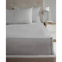 Rapport 16 Deep Bed Sheet Grey