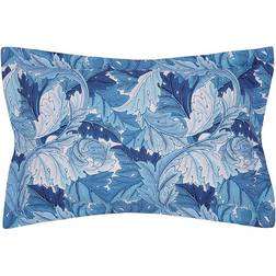 William Morris Acanthus Oxford Pillow Case Blue