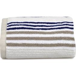 Allure Merlin Stripe Hand Bath Towel Blue