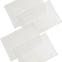 Gr8 Home Set Of 4 Wedding Place Mat White