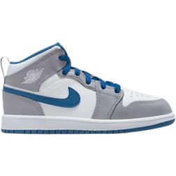 Nike Air Jordan 1 Mid PS - Cement Grey/ White/True Blue