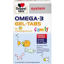 Doppelherz Omega-3 Gel-Tabs family system 120