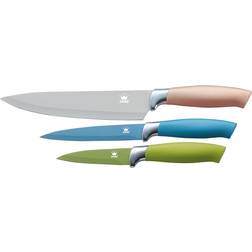 King 3tlg. Messerset METALLIC