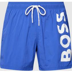 HUGO BOSS Octopus Swim Shorts, Blue/white