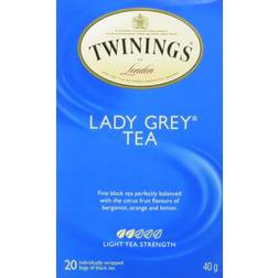 Twinings Lady Grey Tea 40g 20st