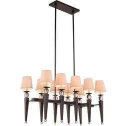 Elegant Lighting 1489G38BZ Olympia Collection Pendant Lamp