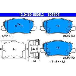 ATE Bremseklodser 13.0460-5505.2