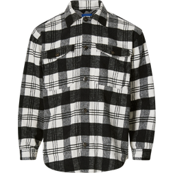 Jack & Jones Normal Passform Rutig Skjorta Blå
