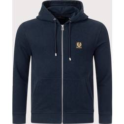 Belstaff Full Zip Hoodie Navy