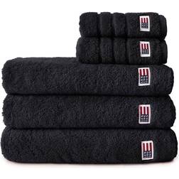 Lexington Icons Original Guest Towel Black (50x30cm)