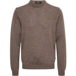 Matinique Margrate Pullover - Brown Soil Melange