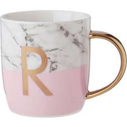 Premier Housewares Maison Mimo Pastel R Letter Monogram Cup