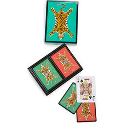 Jonathan Adler Tiger Lacquer Card Set Kitchen Container