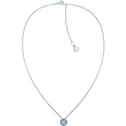 Tommy Hilfiger Crystal Ice Blue Halskæde 2780737 Woman Stainless Steel Blue