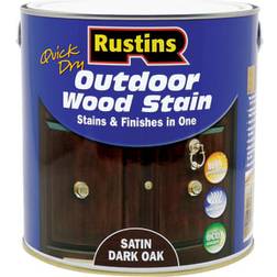 Rustins Quick Dry Wood Stain Satin 2.5Ltr