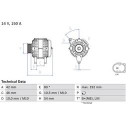 Bosch lichtmaschine 14v ii grand