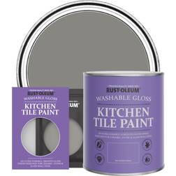 Rust-Oleum Kitchen Tile Paint Gloss Finish School Grey