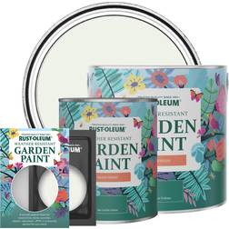 Rust-Oleum Garden Paint Satin Steamed Milk White 0.75L