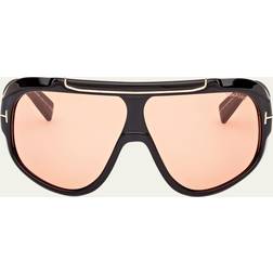 Tom Ford Rellen Solbriller - Shiny Black