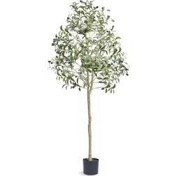VEVOR Olive Tree Tall Faux Green Konstgjord växt
