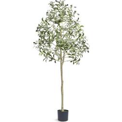 VEVOR Olive Tree Tall Faux Green Plante Artificielle