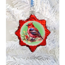 DesignoCracy Bird Keepsake Mercury Christmas Tree Ornament