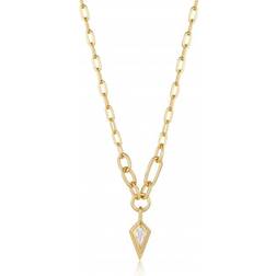 Ania Haie Dance Till Dawn 925 Sterling Zilveren Goudkleurige Ketting AH-N041-02G-W