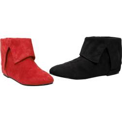 Ellie Shoes Women's Harley Quinn Shoes Black/Red