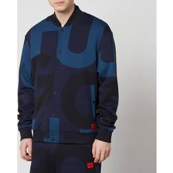 HUGO BOSS Derval sweatshirt för män, Mörkblå405