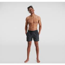 Speedo badeshorts eco check leisure schwarz