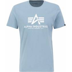 Alpha Industries Herren Basic T-Shirt Shirt, 134greyblue