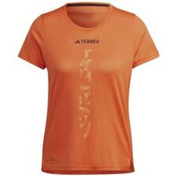 adidas Damen Laufshirt AGRAVIC orange mandarine