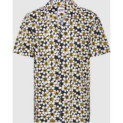 Tommy Jeans Tjm Aop Nyc Grown Daisy Shirt Black