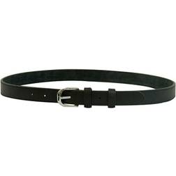 Wow Leather Belt with Stirrup Buckle Black