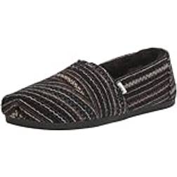 Toms Women's Alpargata CloudBound Loafer Flat, Black Multi Embroidered Chenille