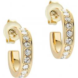 Ted Baker Seenita Nano Hoop Huggie Earrings - Gold/Transparent