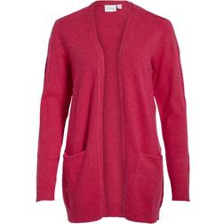 Vila Basic Knitted Cardigan - Love Potion