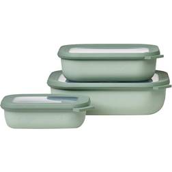 Mepal Multi Cirqula 3-Piece Set 500 1000 2000ml Serving Bowl