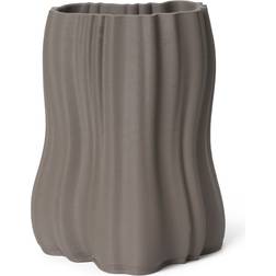 Ferm Living Moire Anthracite Vase 7.9"