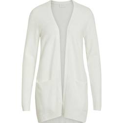 Vila Basic Knitted Cardigan - White Alyssum