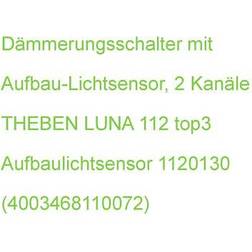 Theben Dämmerungsschalter m.Aufbaulichtsensor LUNA 112 top3 AL